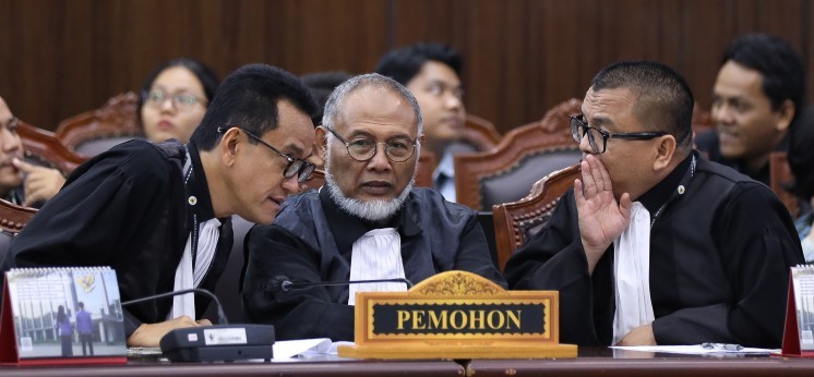 Tim pemohon dalam sidang putusan MK, 6 Oktober 2026.